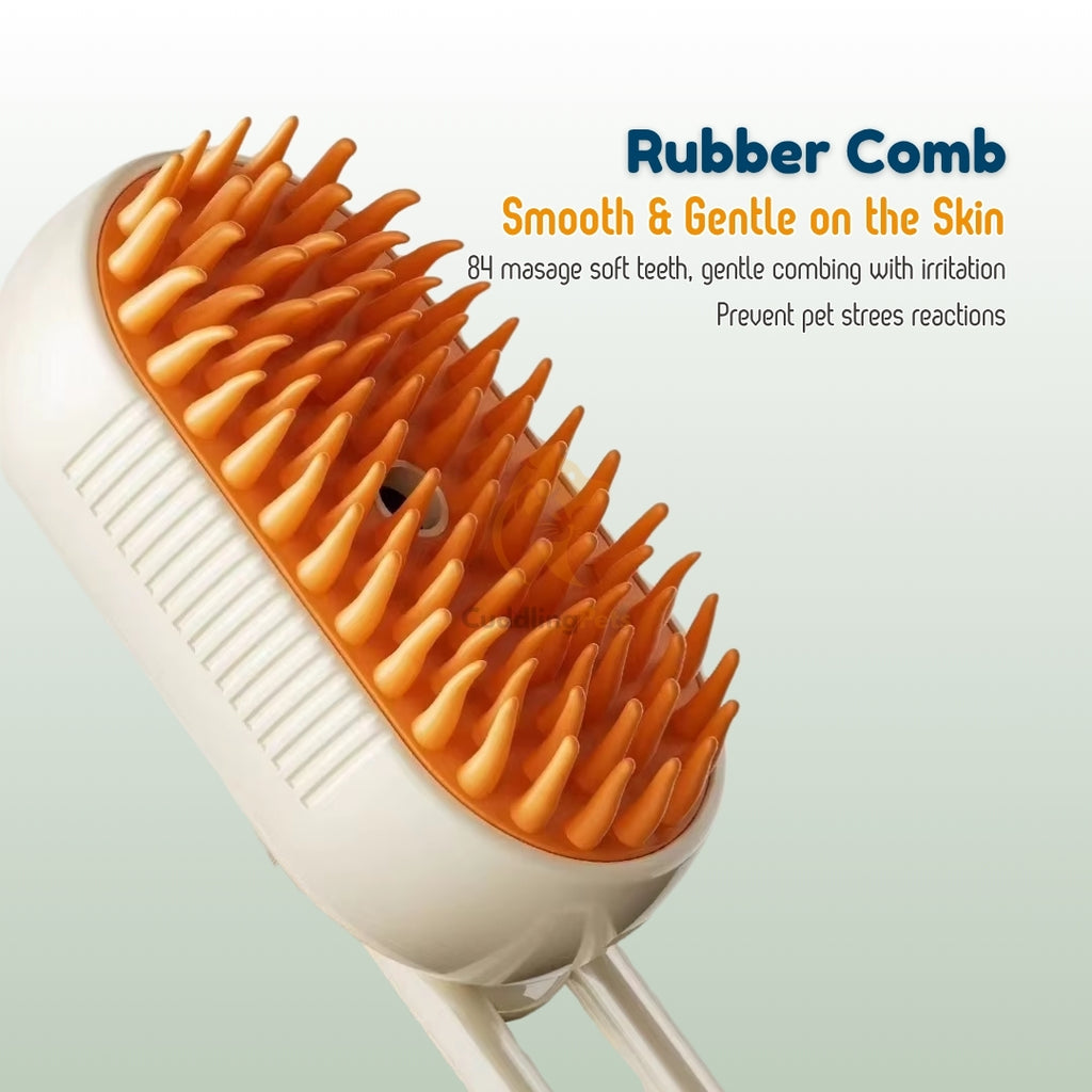 3in1 Steam Grooming Brush - CuddlingPets™