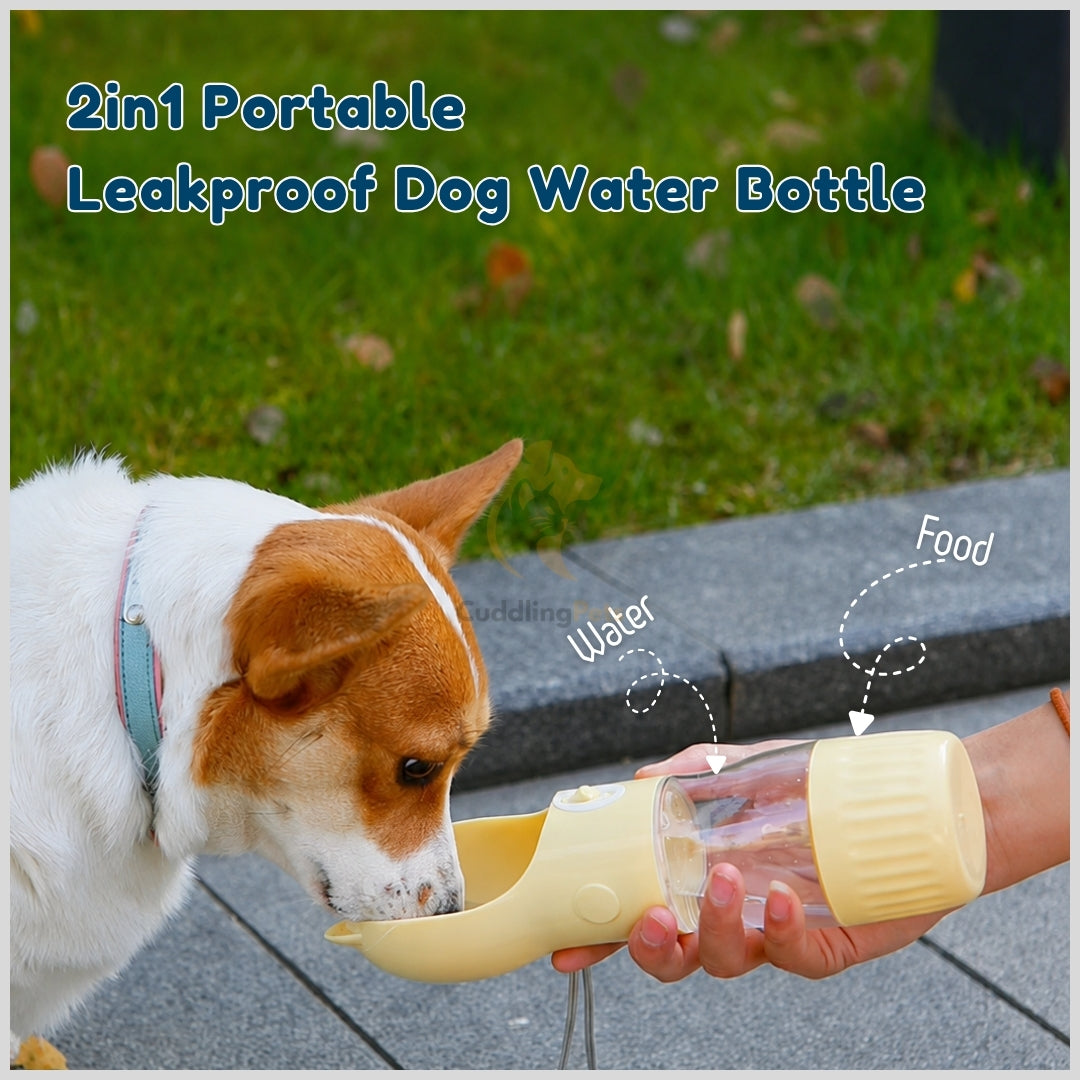 2in1 Dog Water Bottle - CuddlingPets™